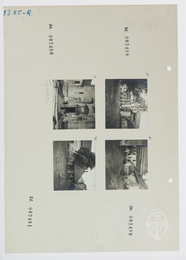 Karton recto: Tyniec