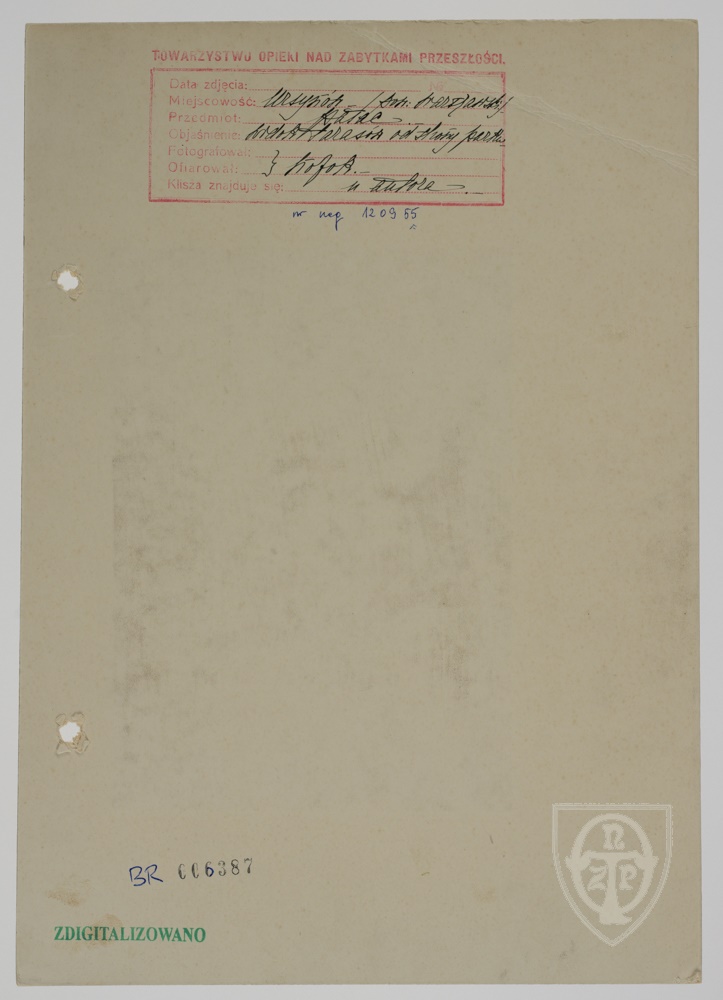 Karton verso: Ursynów