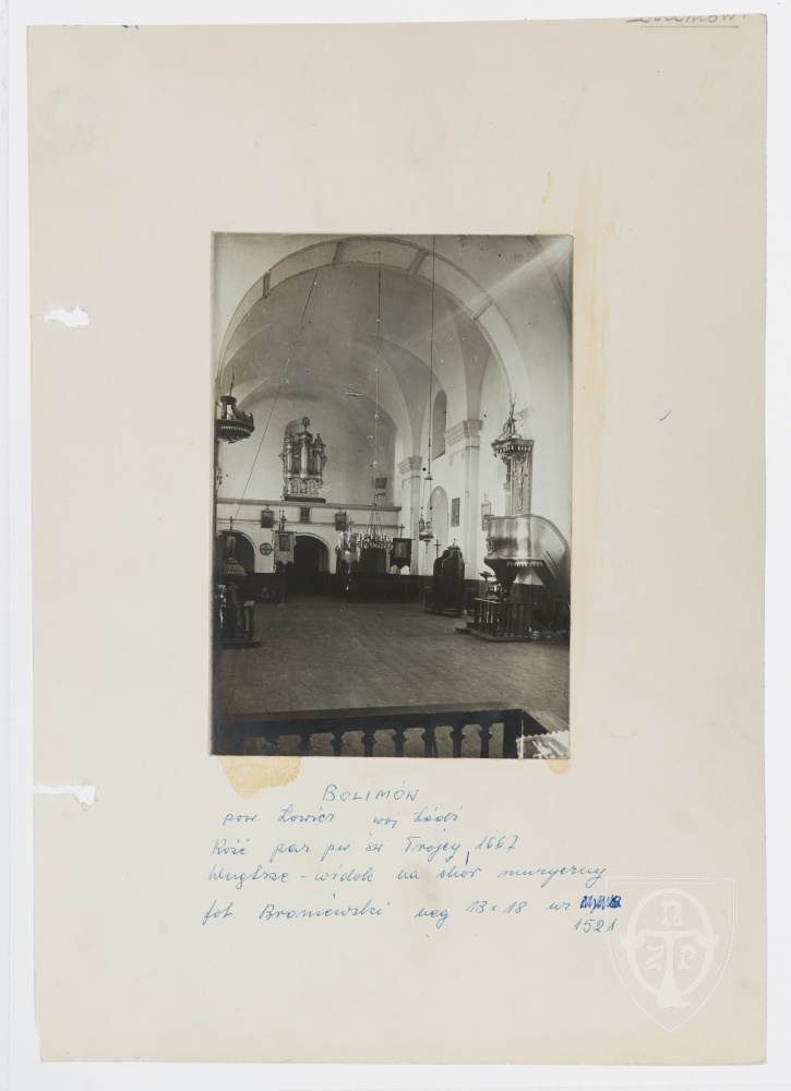 Karton recto: Bolimów