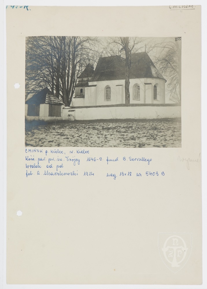 Karton recto: Ćmińsko