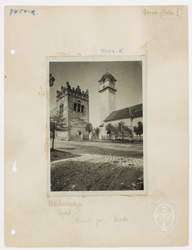 Karton recto: Poprad Felka