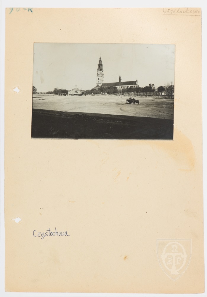 Karton recto: Częstochowa