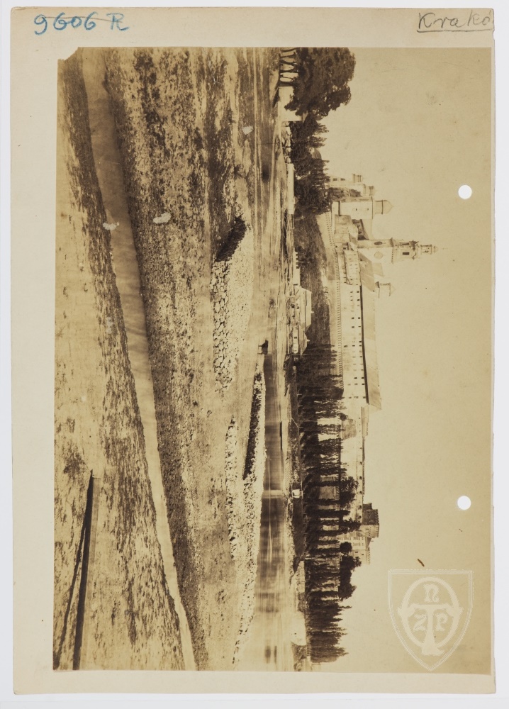 Karton recto: Kraków