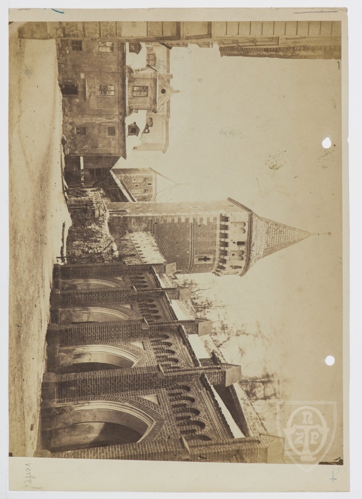 Karton recto: Kraków