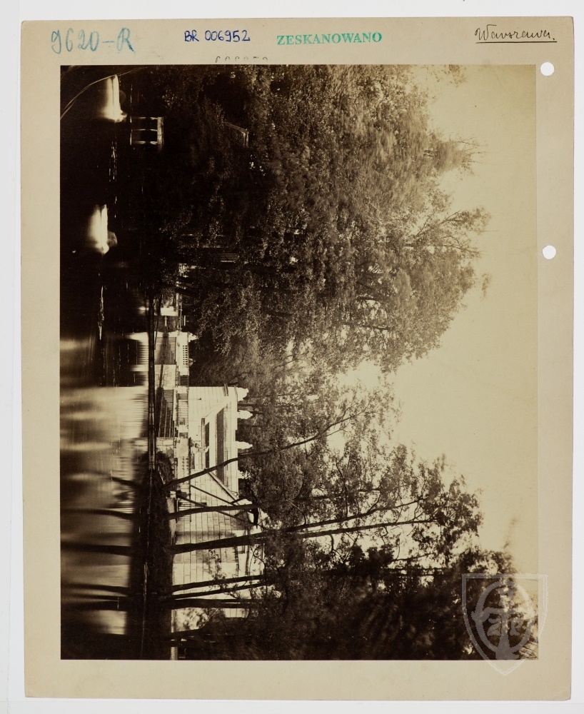 Karton recto: Warszawa