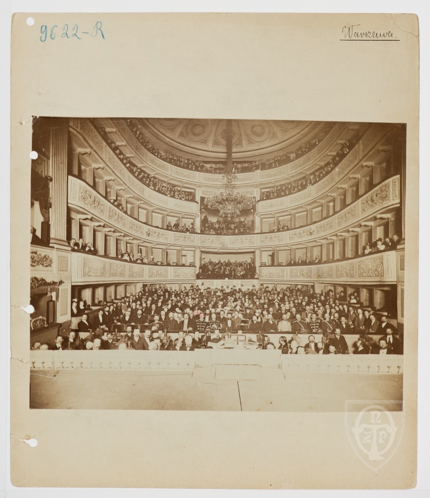 Karton recto: Warszawa