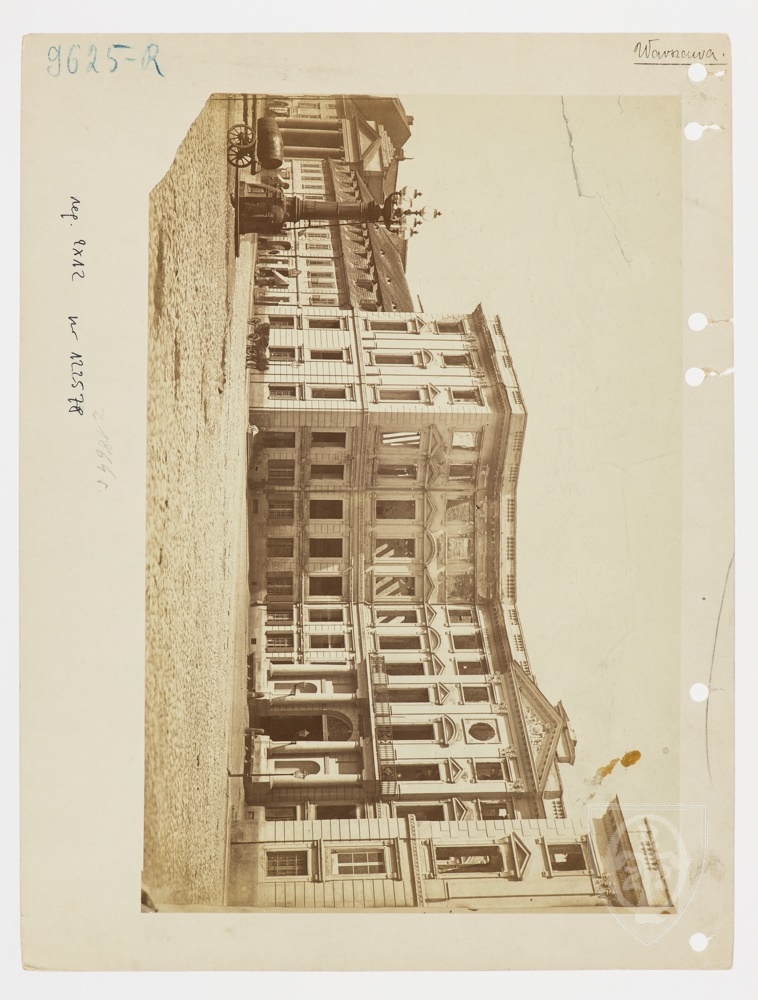 Karton recto: Warszawa