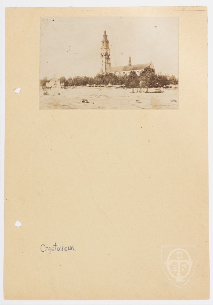 Karton recto: Częstochowa
