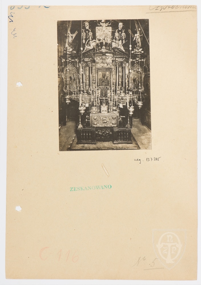 Karton recto: Częstochowa