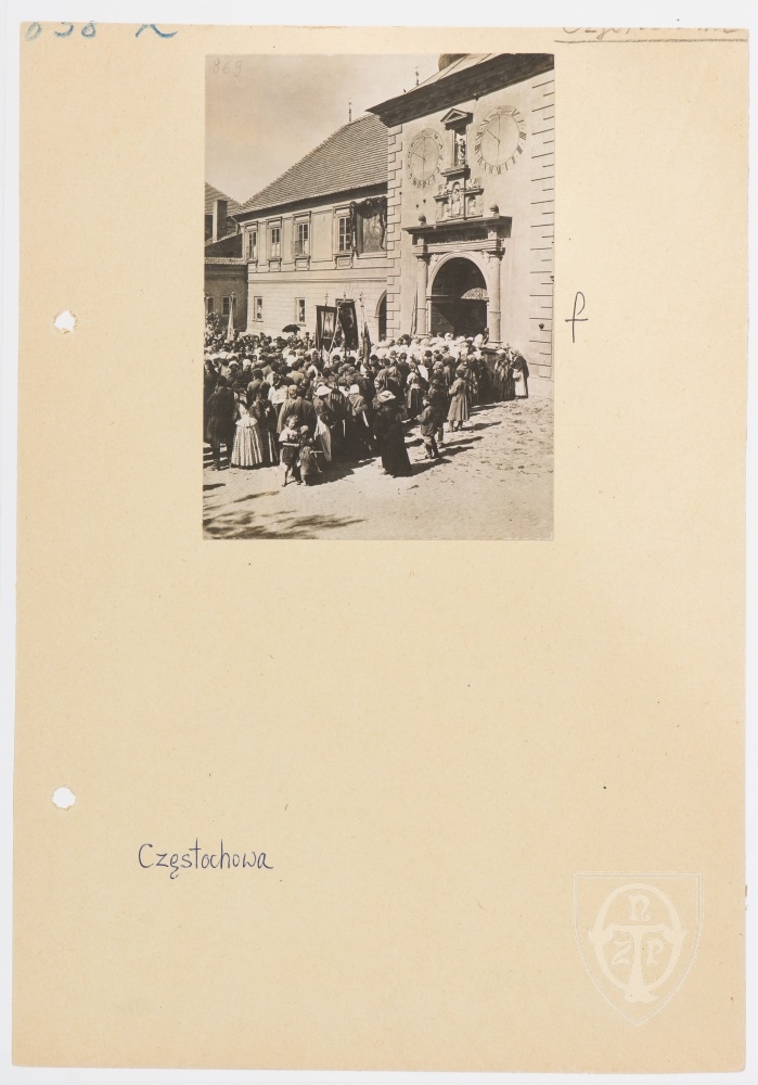 Karton recto: Częstochowa