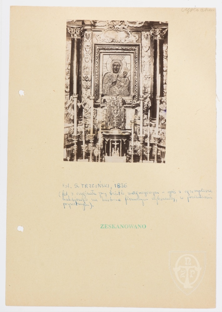 Karton recto: Częstochowa