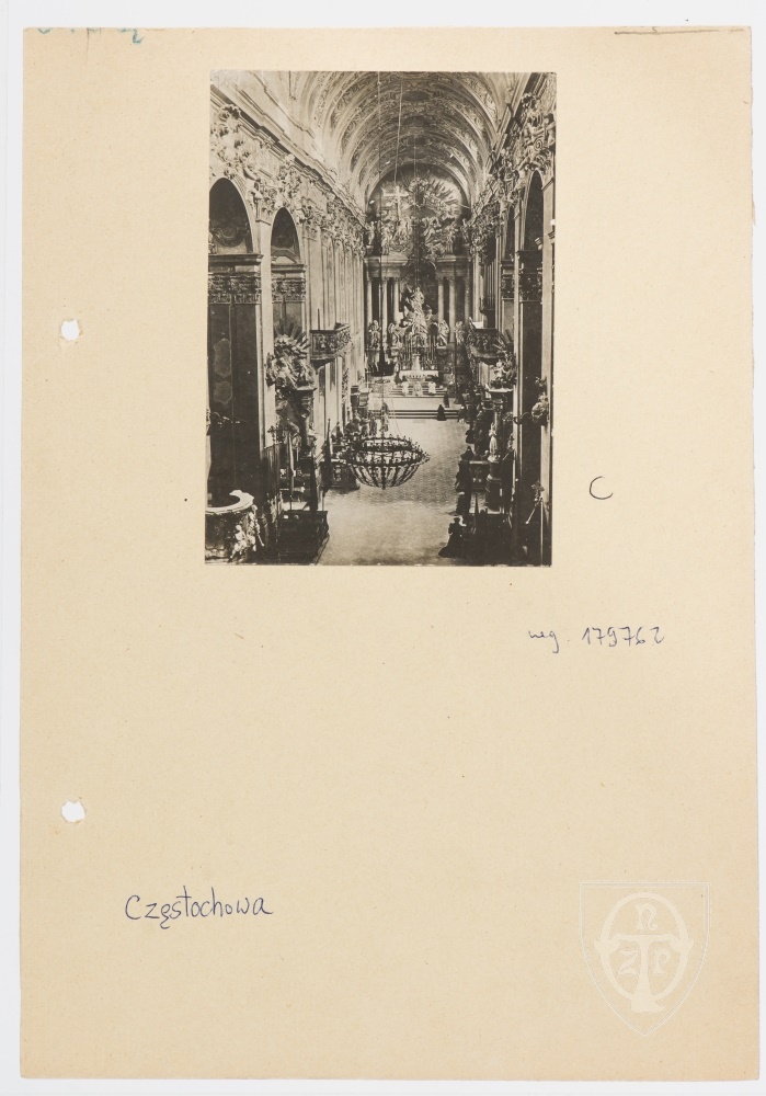 Karton recto: Częstochowa