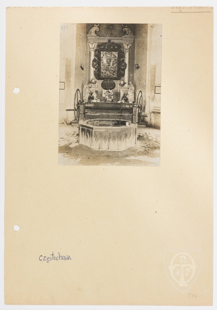 Karton recto: Częstochowa