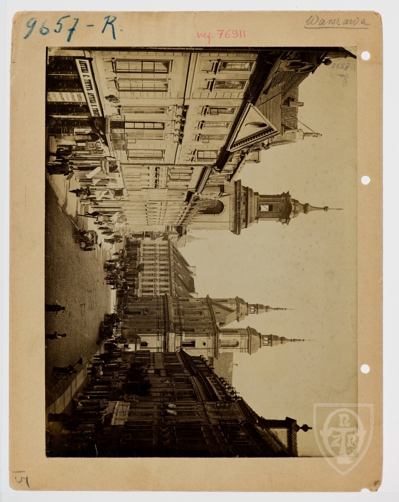 Karton recto: Warszawa